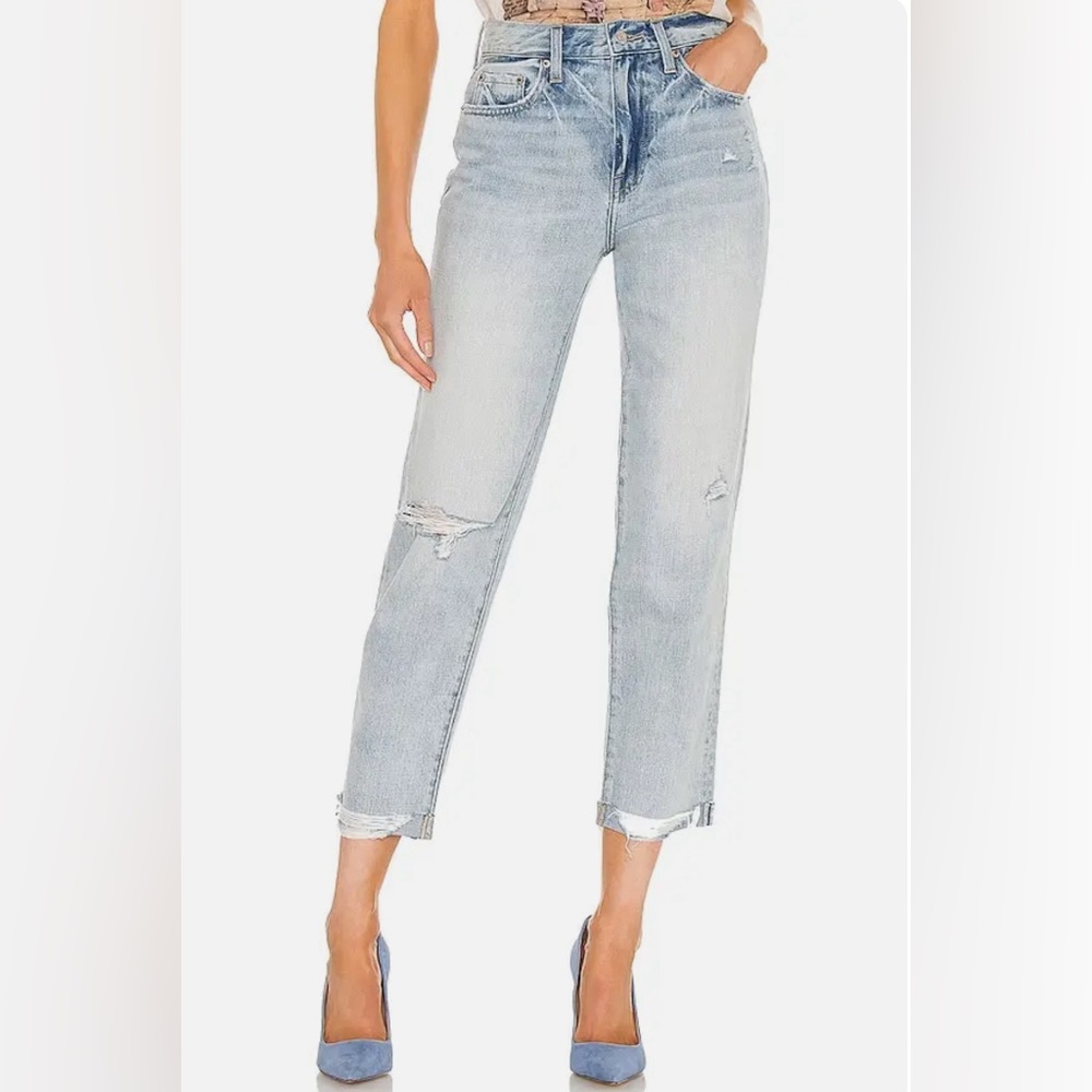 Pistola Presley High Rise Relaxed Roller Jeans in color By My Side 26 - Picture 2 of 11